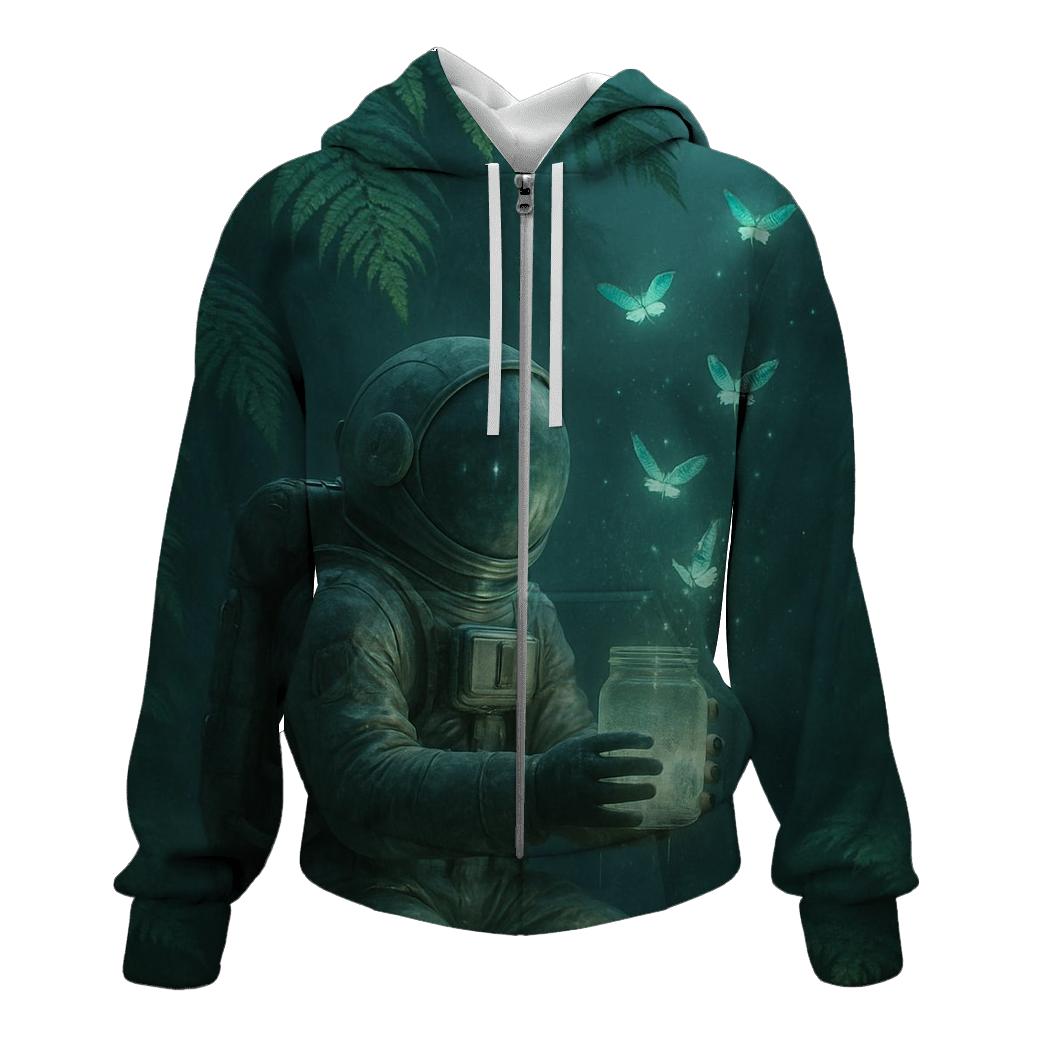 Random Rainforest Astronaut hoodies fashion