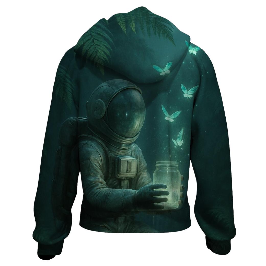 Random Rainforest Astronaut hoodies fashion