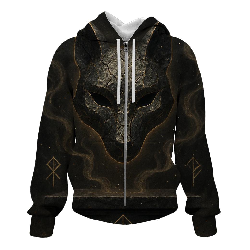 Random Galactic Fox Mask pullover hoodies