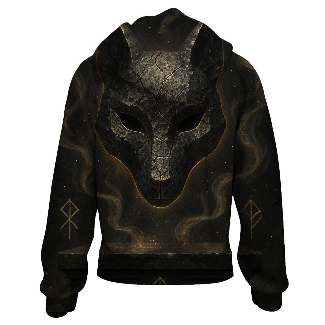 Random Galactic Fox Mask pullover hoodies