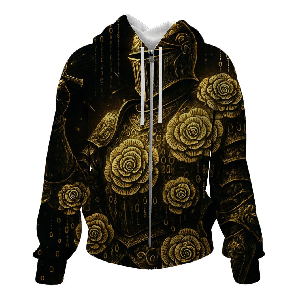 Random Binary Rose Knight custom hoodies
