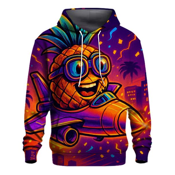 Random Neon Pineapple Pilot hoodie styles