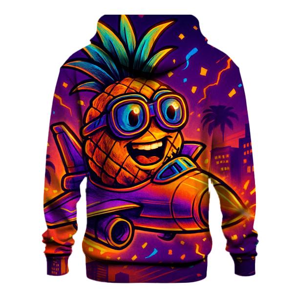 Random Neon Pineapple Pilot hoodie styles