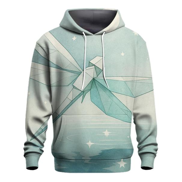 Random Origami Dragonfly graphic hoodies
