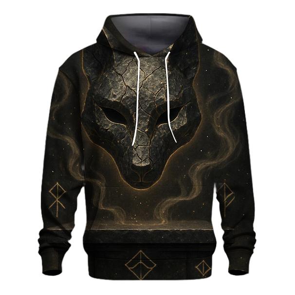 Random Galactic Fox Mask printed hoodies