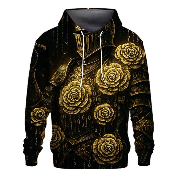 Random Binary Rose Knight hoodies fashion