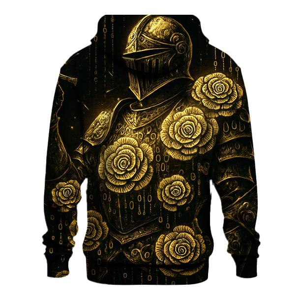 Random Binary Rose Knight hoodies fashion