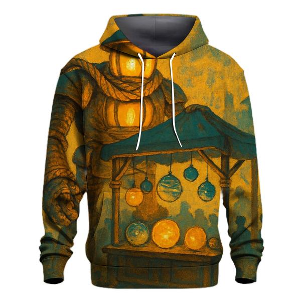 Random Lantern Market Golem zip-up hoodies