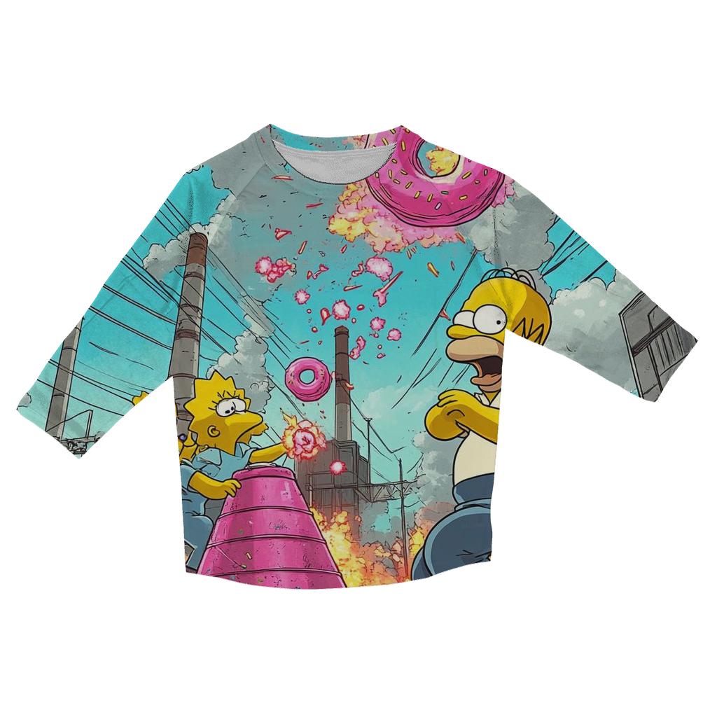Springfield Neon Ruckus fashion 3/4 sleeve shirts
