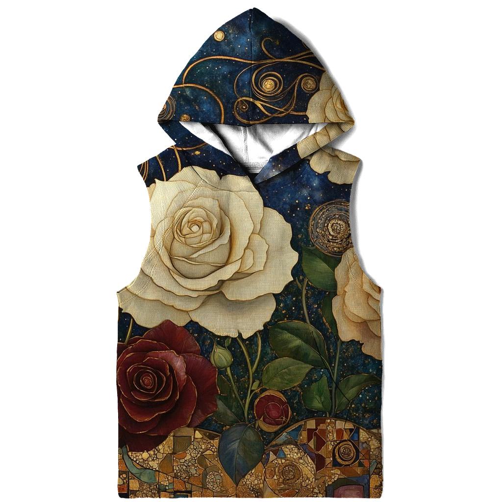 Gustav Klimt Inspired Nebula Garden designer hoodies