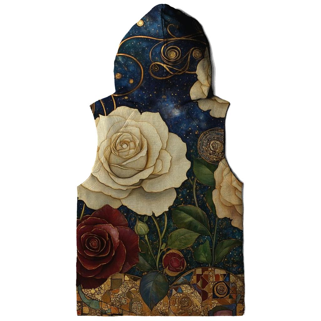 Gustav Klimt Inspired Nebula Garden designer hoodies