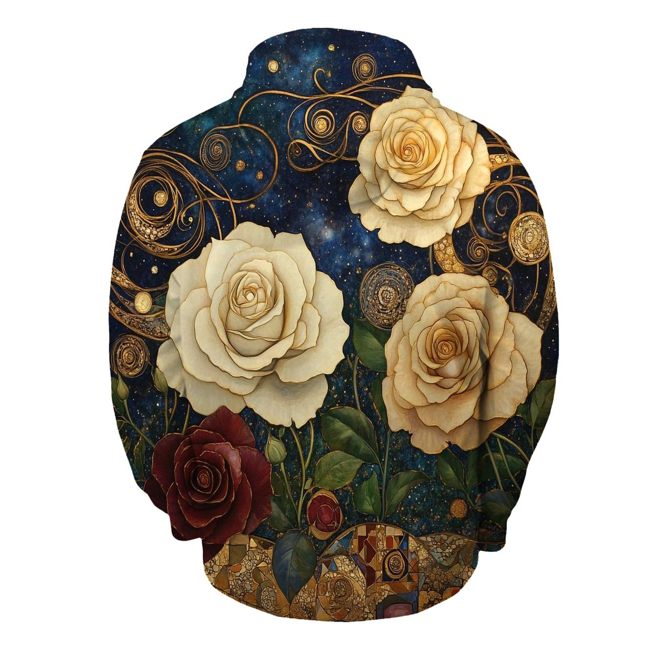 Gustav Klimt Inspired Nebula Garden hoodie trends