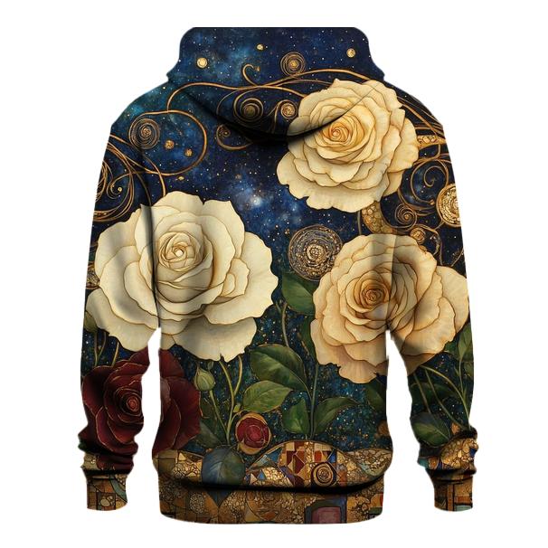 Gustav Klimt Inspired Nebula Garden designer hoodies