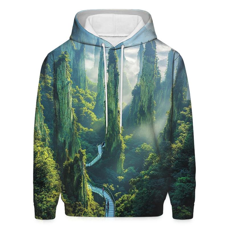 Zhangjiajie National Forest Park - Zhangjiajie printed hoodies
