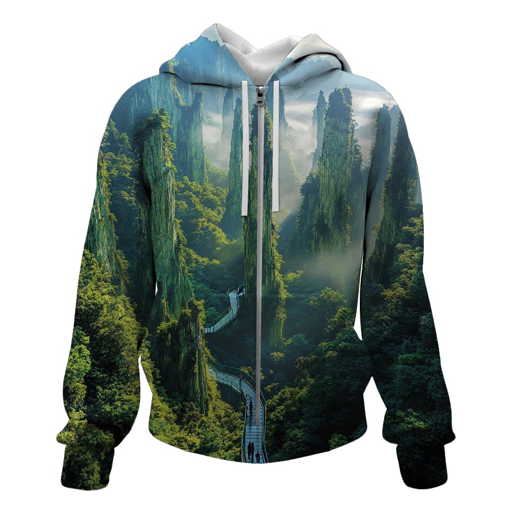 Zhangjiajie National Forest Park - Zhangjiajie zip-up hoodies