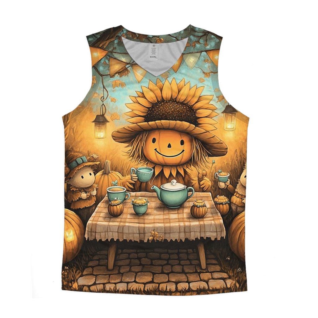 Spellbound Tea Party In The Pumpkin Orchard designer workout tanks