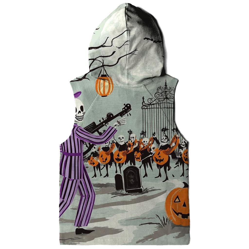 Moonlight Graveyard Parade embroidered hoodies