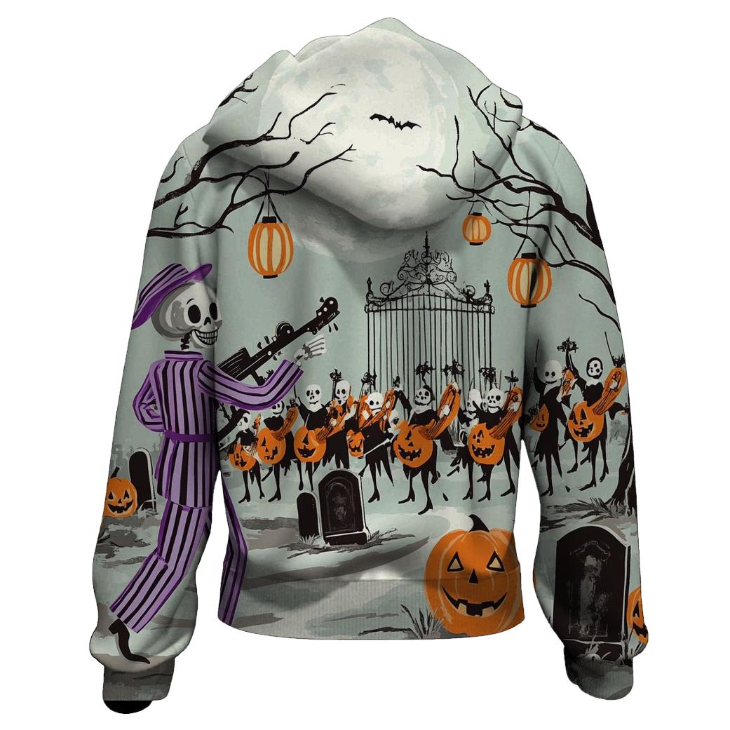 Moonlight Graveyard Parade graphic hoodies