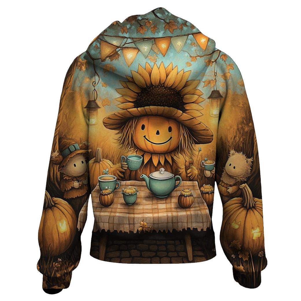 Spellbound Tea Party In The Pumpkin Orchard pullover hoodies
