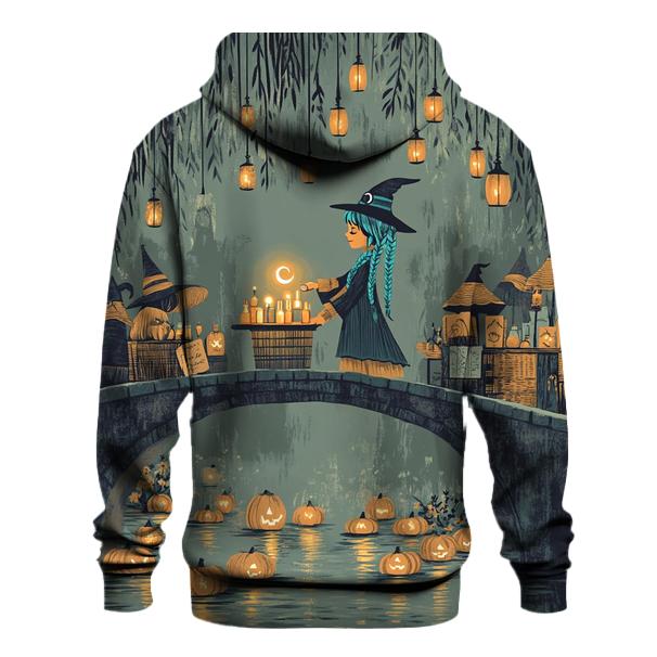 Witchs Market At Lantern Bridge heavyweight hoodies