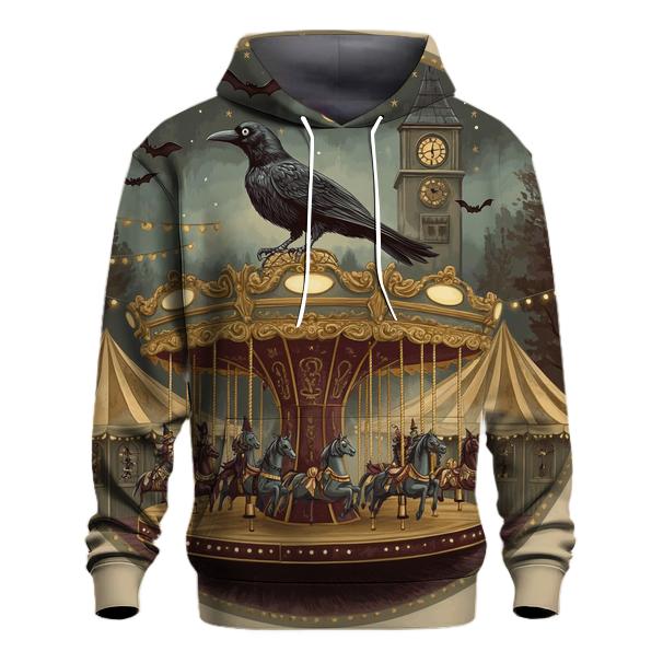 Clockwork Raven And The Midnight Carousel pullover hoodies