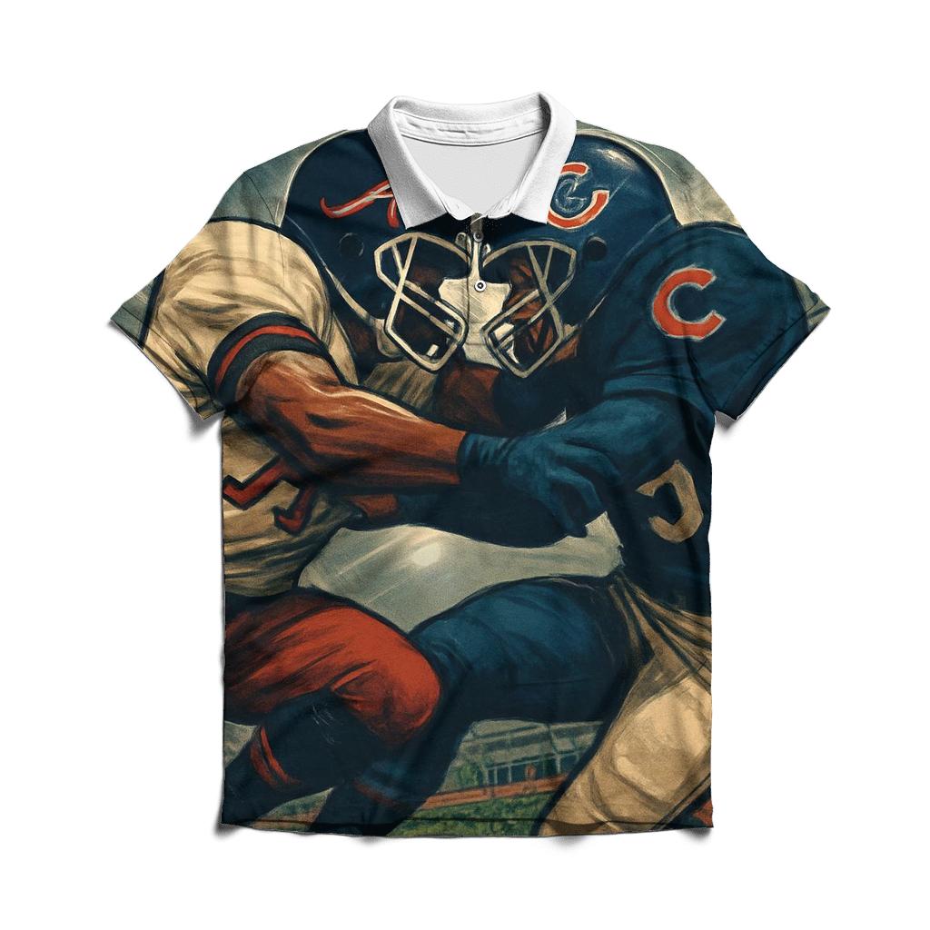 Tomahawk Tackle At Wrigley Field classic pique polos