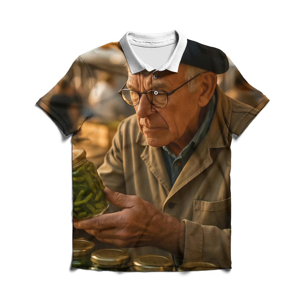 Cornichon Market Conservator branded logo polo shirts