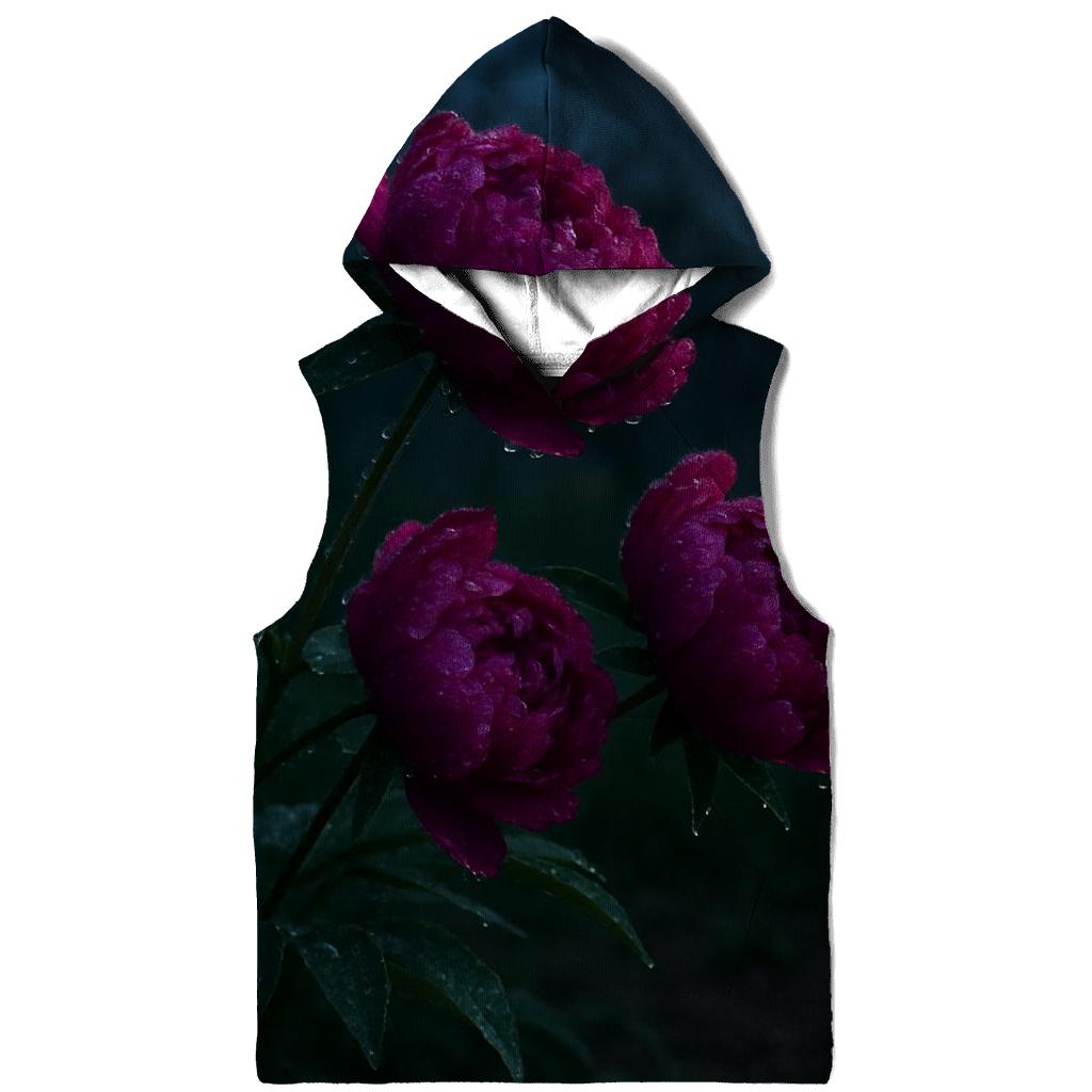 Midnight Orchard Peony Study designer hoodies
