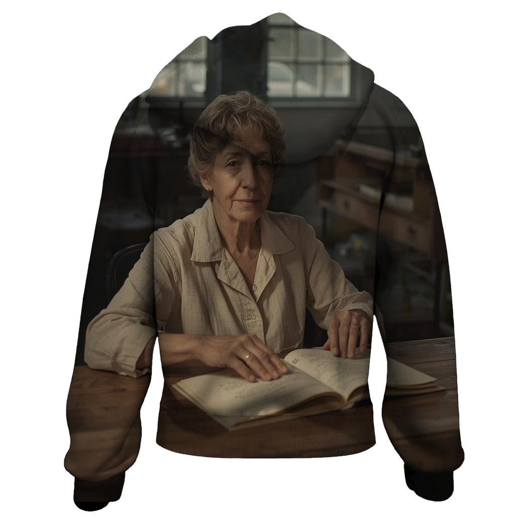 Polly Holliday In The Southern Theater Archive zip-up hoodies