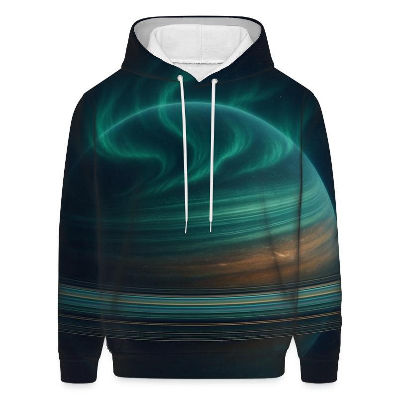 Auroral Ring Plane zip-up hoodies