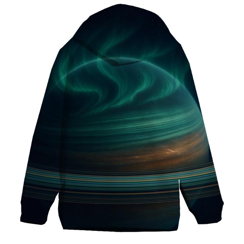 Auroral Ring Plane zip-up hoodies