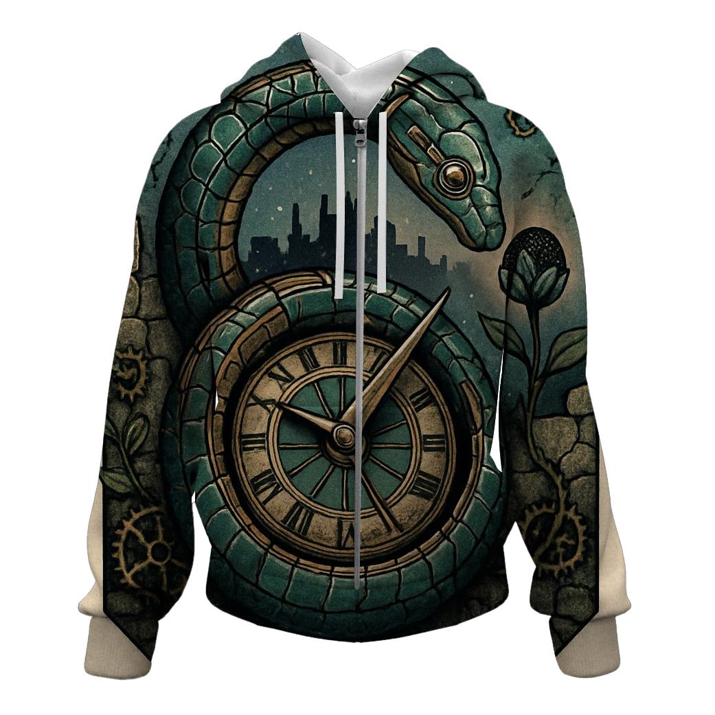 Clockwork Ouroboros Gardener designer hoodies