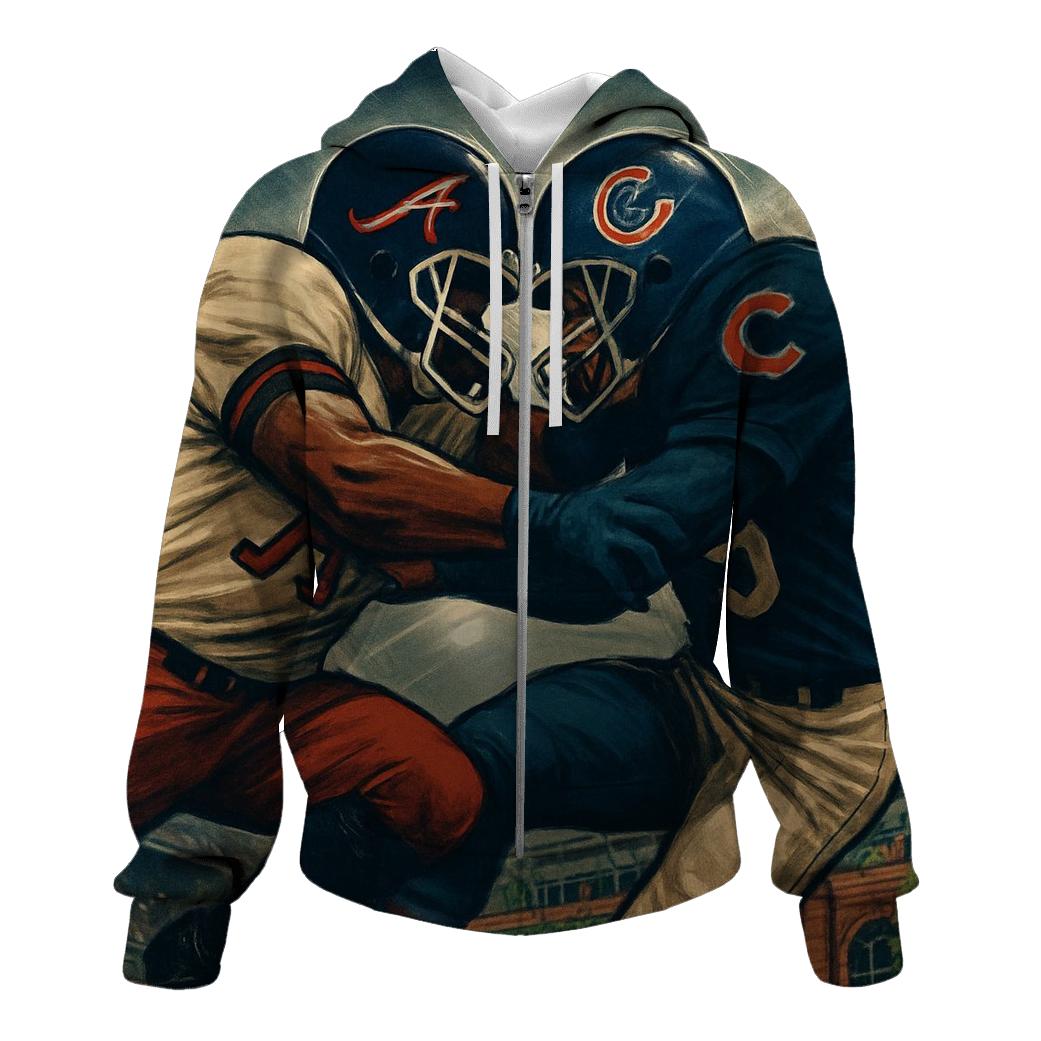Tomahawk Tackle At Wrigley Field designer hoodies