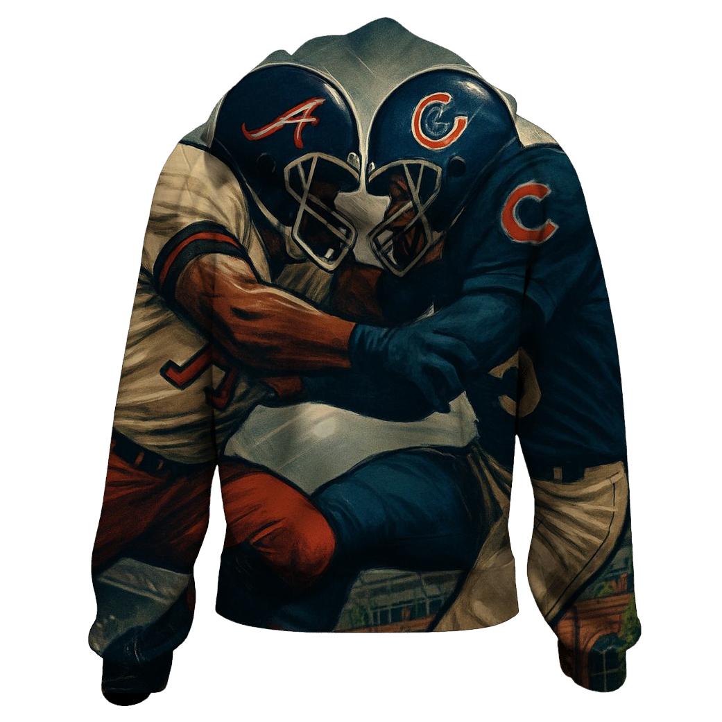 Tomahawk Tackle At Wrigley Field designer hoodies