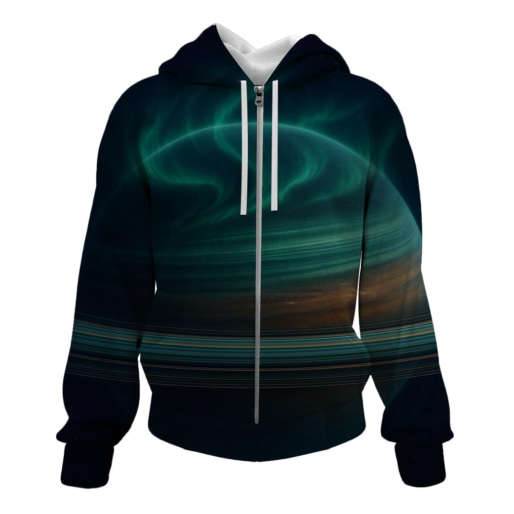 Auroral Ring Plane pullover hoodies