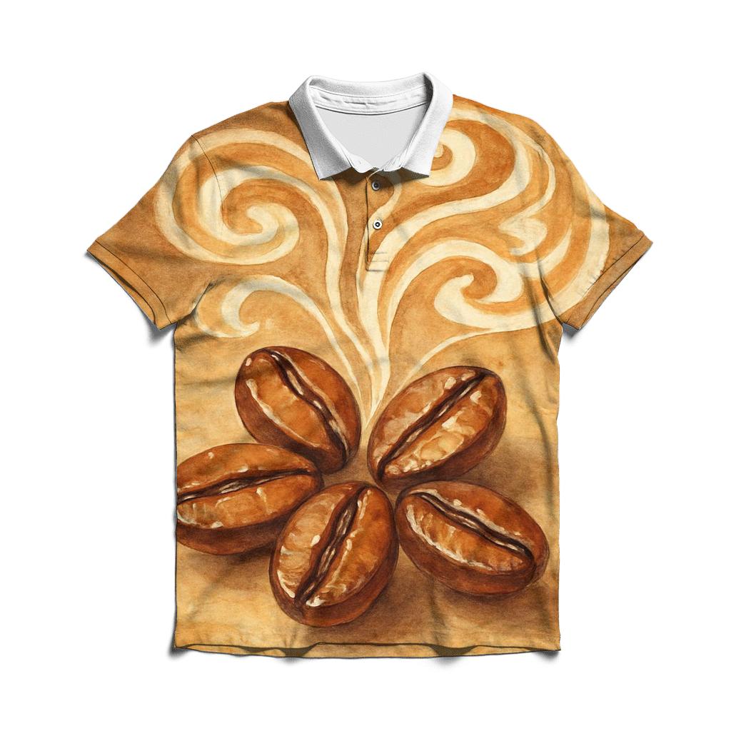 Roast Bloom custom polo shirts