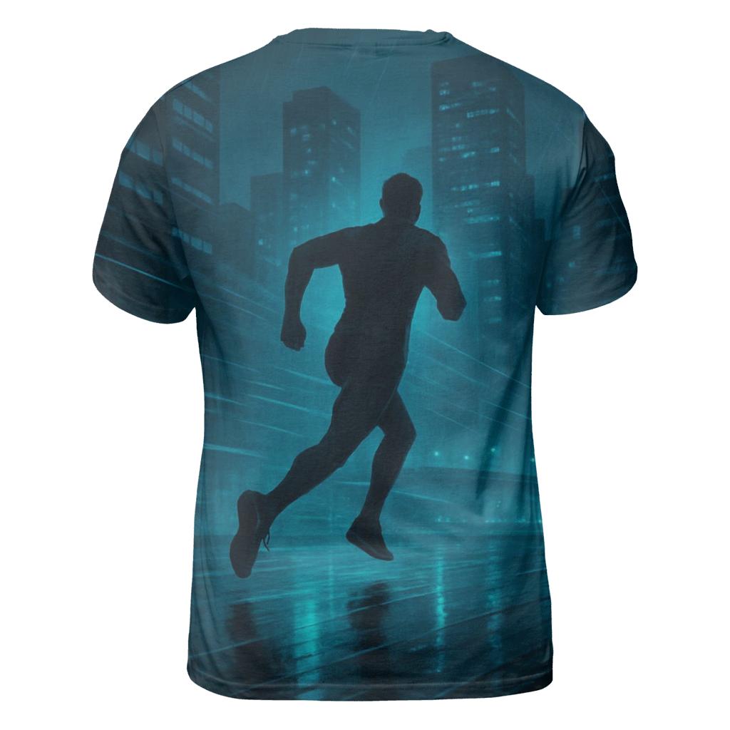 Midnight Sprint Skyline personalized full print shirts