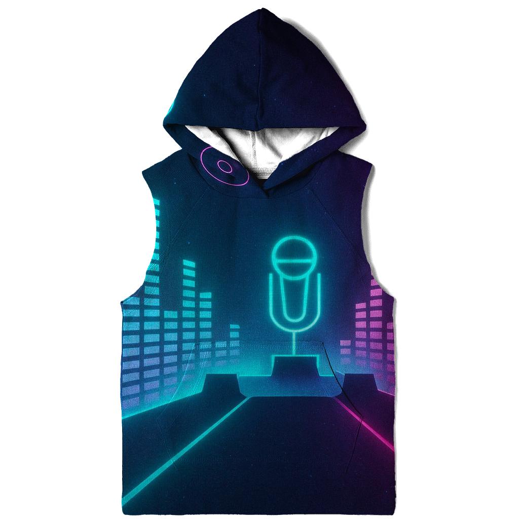 Neon Stagewave graphic hoodies