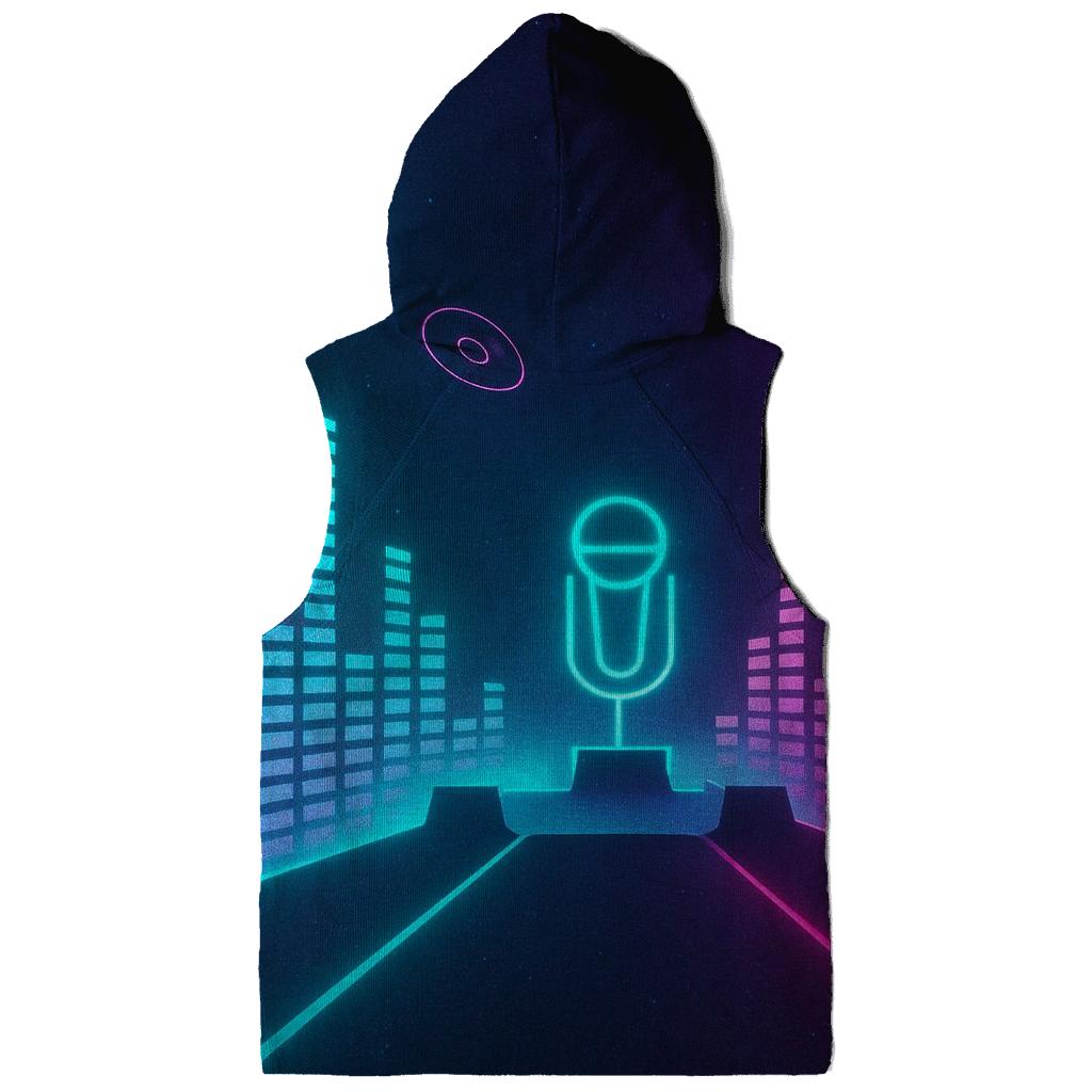 Neon Stagewave graphic hoodies