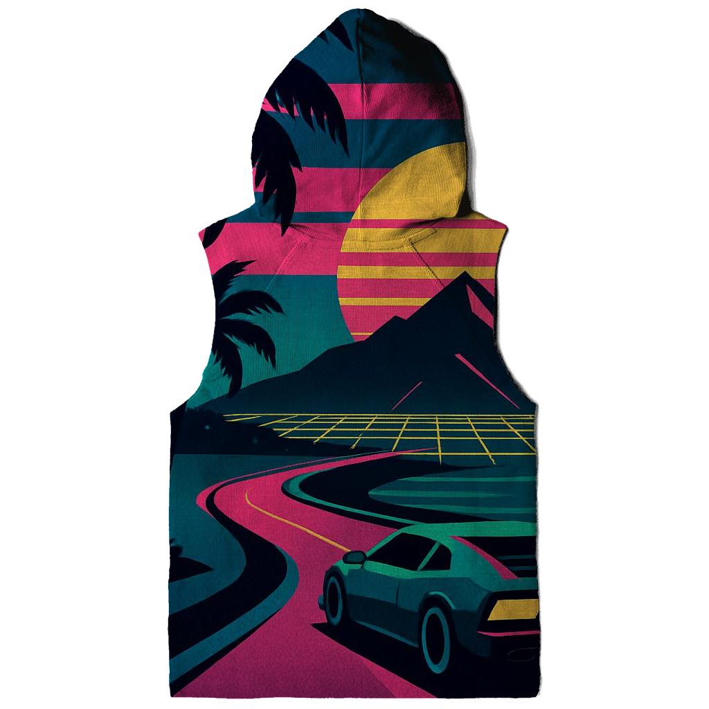 Neon Coastal Drive hoodie designs