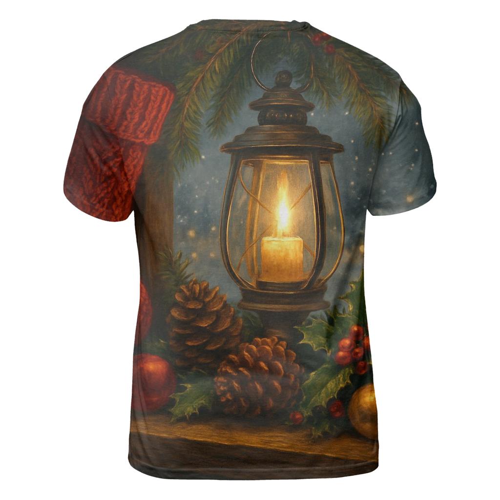 Evergreen Lantern Eve vibrant all-over design tees