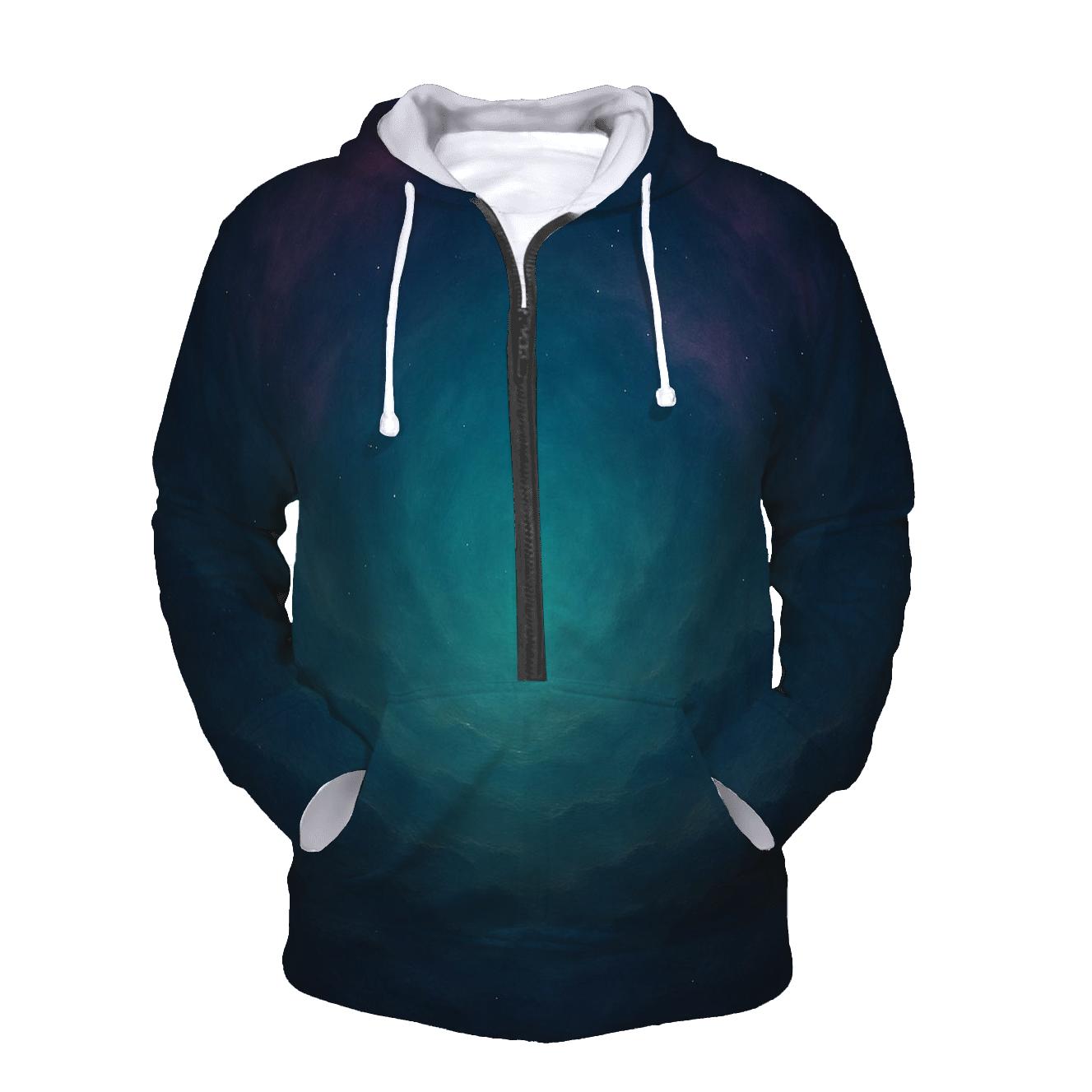 Nebula Tide Gradient pullover hoodies