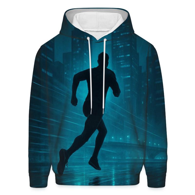 Midnight Sprint Skyline pullover hoodies