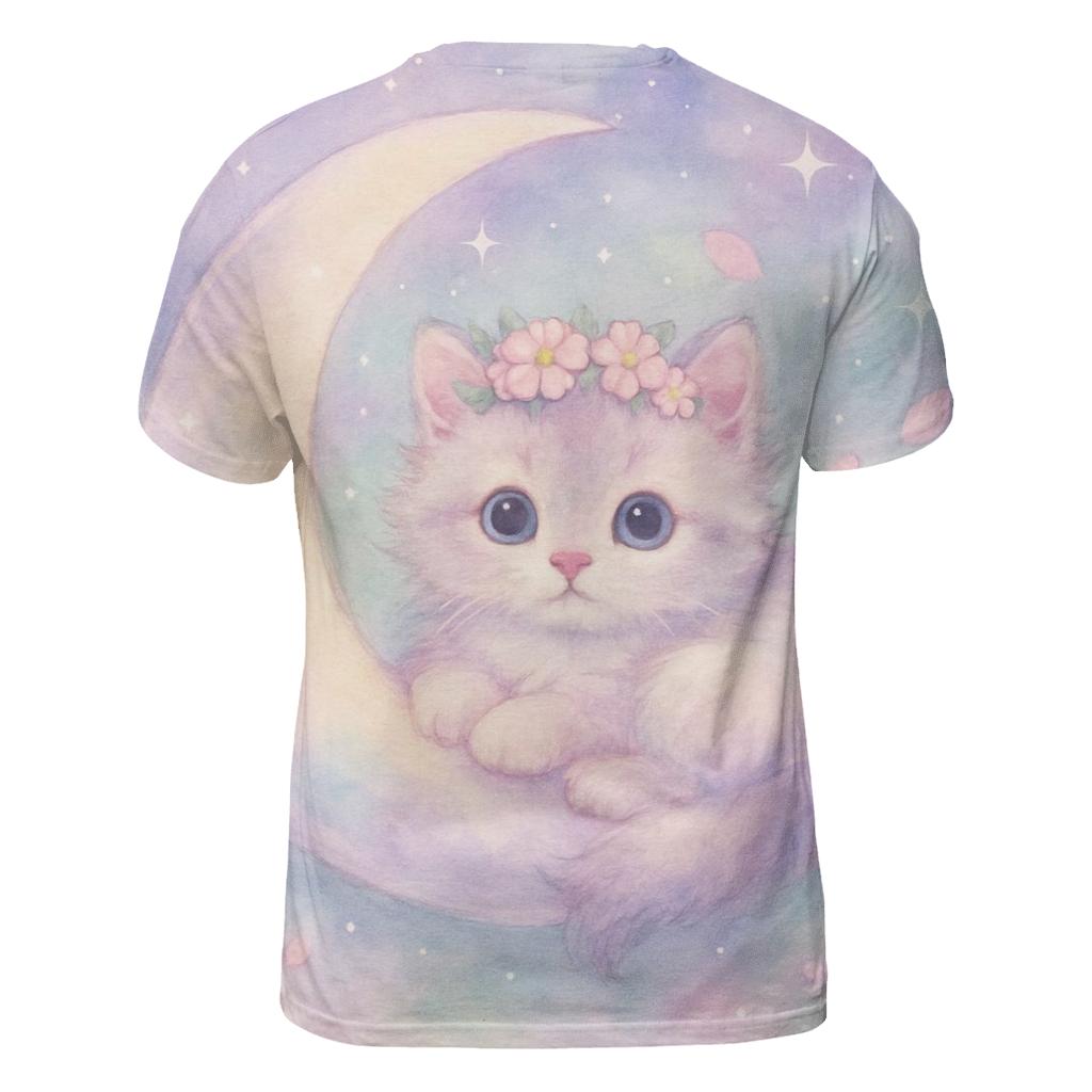 Moonlit Lavender Kitten personalized full print shirts