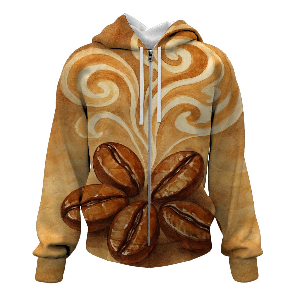 Roast Bloom printed hoodies