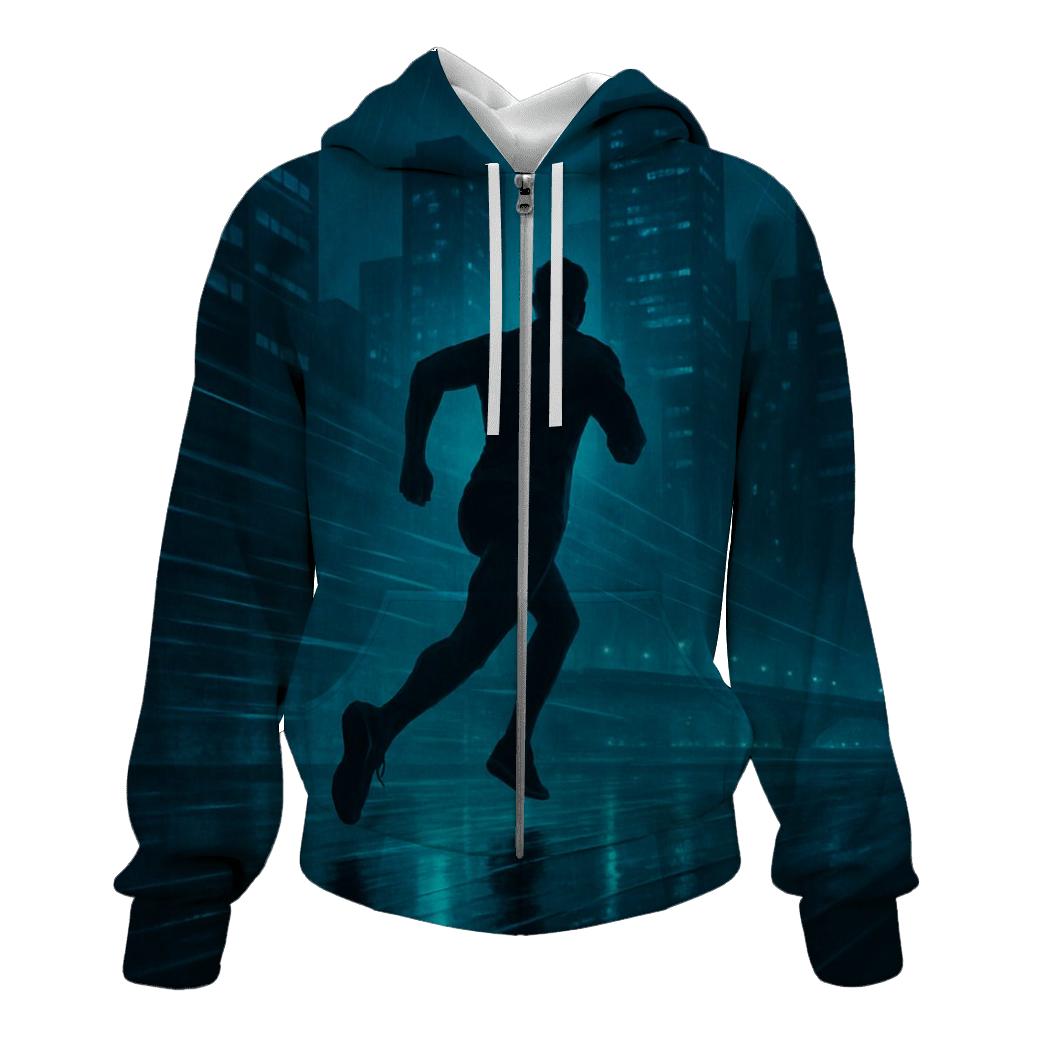 Midnight Sprint Skyline pullover hoodies