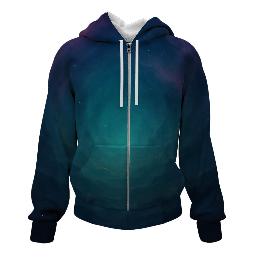 Nebula Tide Gradient premium hoodies