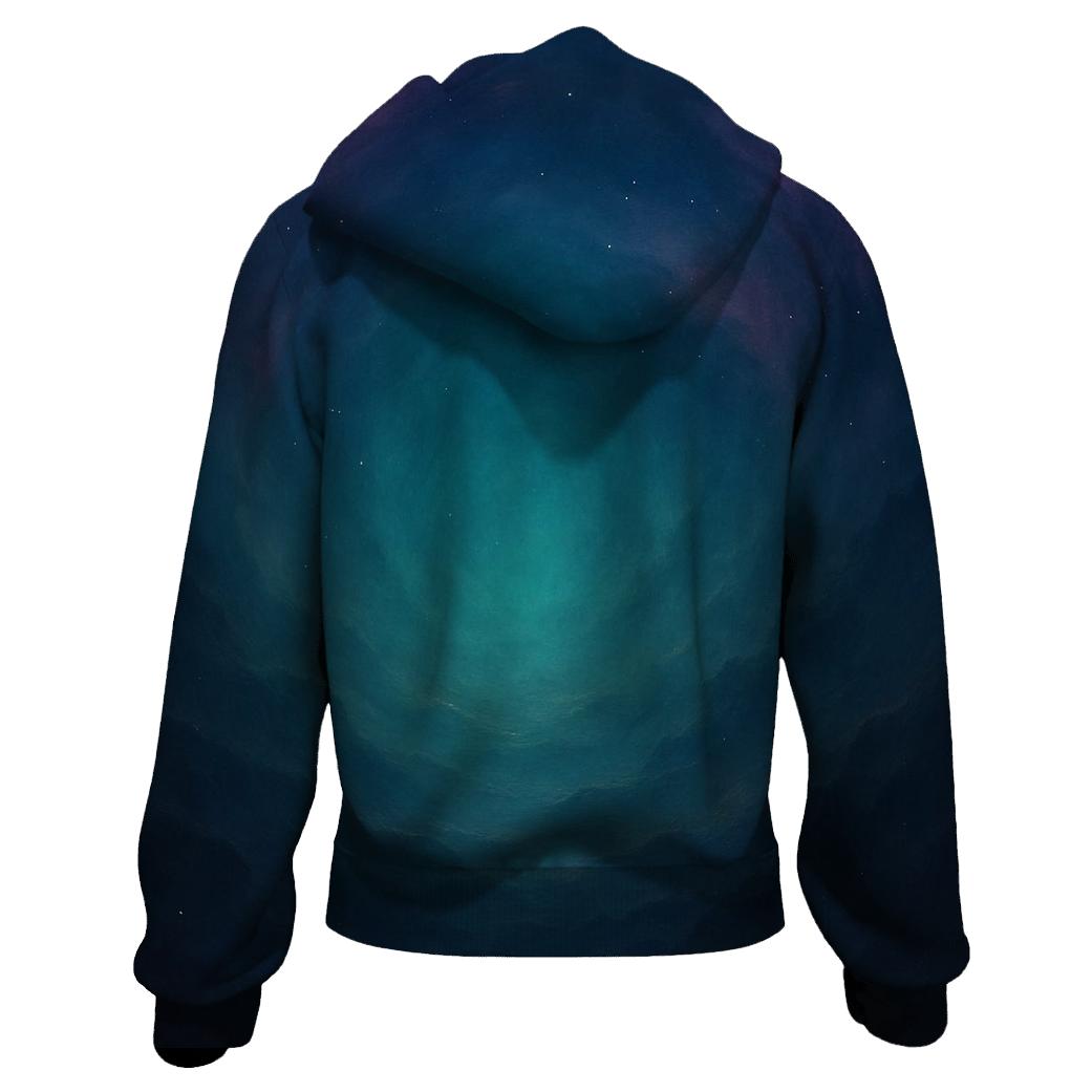 Nebula Tide Gradient premium hoodies
