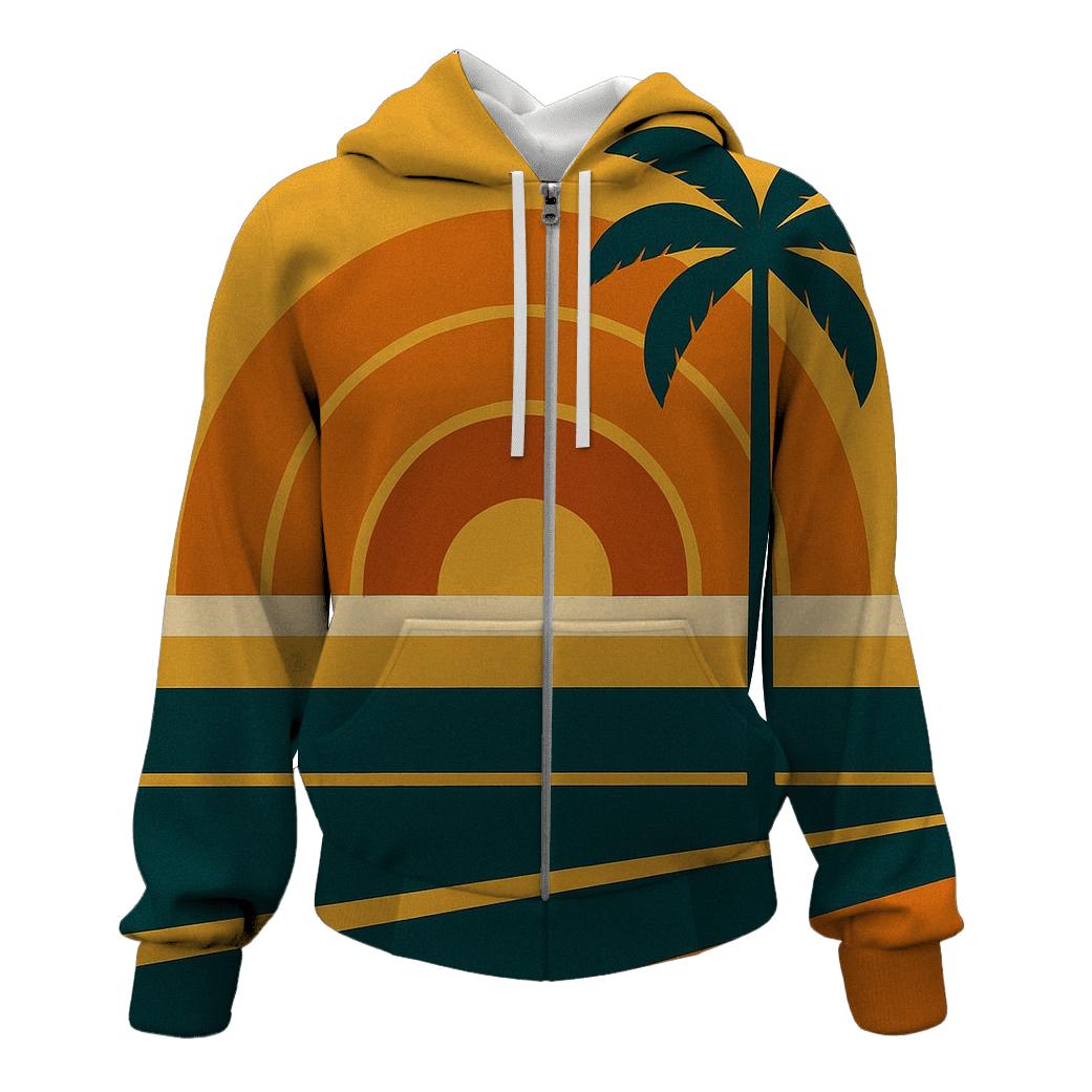 Sunset Groove Horizon heavyweight hoodies