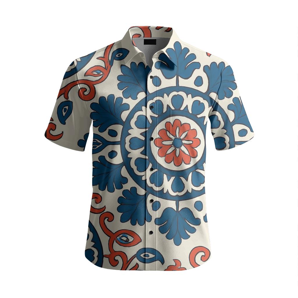 Celestial Suzani Medallions premium embroidered apparel